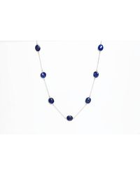 Avenue Chic - Lapis Layered Necklace - Lyst
