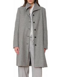 WE-AR4 - Gatsby Funnel Neck Collar Coat - Lyst