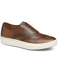 Johnston & Murphy - Hollins Leather Lifestyle Casual And Fashion Sneakers - Lyst