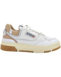 Autry - Low-Top Leather Trainer Sneakers - Lyst
