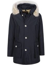 Woolrich - Arctic Detachable Fur Hooded Cotton-Blend Parka - Lyst