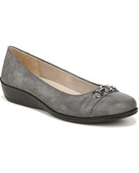 LifeStride - Ideal Faux Leather Slip On Ballet Flats - Lyst
