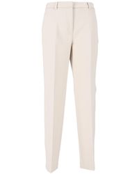 Peserico - Tailored Straight-Leg Formal Pants - Lyst