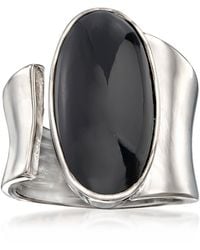 Ross-Simons - Onyx Wrap Ring - Lyst
