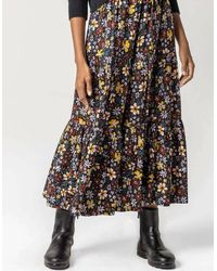 Lilla P - Floral Tiered Skirt - Lyst