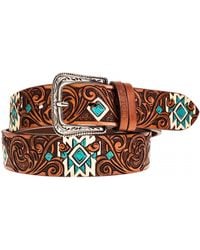 Hooey - Dyani 1.5" Leather Filigree Belt - Lyst