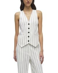 Jonathan Simkhai - Sabina Button-Front Vest - Lyst