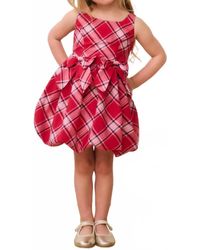 LoveShackFancy - Girl's Mini Tima Tartan Dress - Lyst