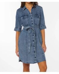 Velvet Heart - Austine Button Mini Dress - Lyst