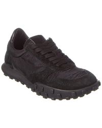 Jil Sander - Nylon & Suede Sneaker - Lyst