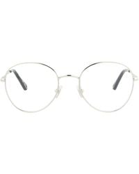 Chloé - Round-Frame Metal Optical Frames - Lyst