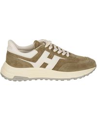 Hogan - Hyperlight Calf Leather Suede Sneakers - Lyst