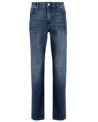 DL1961 - Nick Low Stretch Denim Cotton Slim Fit Jeans Stream - Lyst