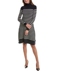 Weekend by Maxmara - Sesia Silk & Wool-blend Sweaterdress - Lyst