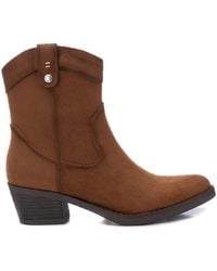 Xti - Cowboy Ankle Booties - Lyst