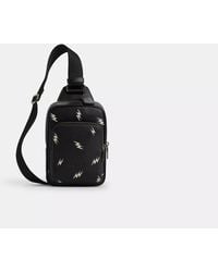 COACH - Racer Sling Pack With Lightning Bolt Print - Lyst