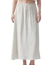 ATM - Silk Pull On Maxi Skirt - Lyst