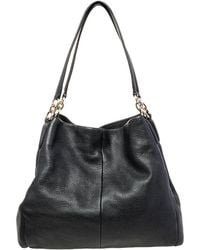 COACH - Leather Edie Shoulder Bag - Lyst