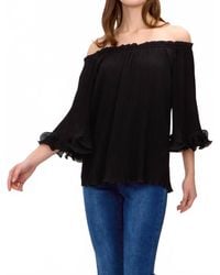Joseph Ribkoff - Off-Shoulder Top With Flare - Lyst