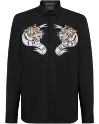Philipp Plein - Shirt Sugar Daddy Cut Ls Tattoo - Lyst