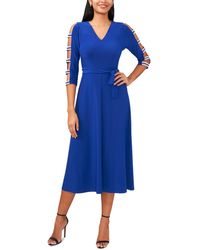 Msk - Embellished Tea Cocktail And Party Dress - Lyst