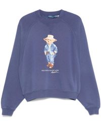 Polo Ralph Lauren - Sweatshirt With Playful Logo Graphic - Lyst