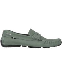 Bally - Pier Suede Penny Loafers, Brand Size 9.5 Us - Lyst