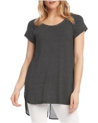 Karen Kane - Casablanca D Contrast Shirttail T-shirt - Lyst