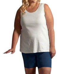 On The Plus Side - Sleeveless Layering Tank Top - Lyst