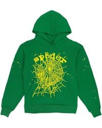 Sp5der - Star Og Web V2 Hoodie - Lyst
