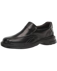 Clarks - Gessler Step D Leather Slip On Comfort Shoes Mew902 - Lyst