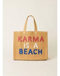 BTB Los Angeles - Karma Is A Beach Tote Bag - Lyst
