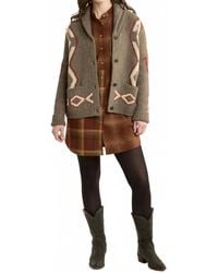 Pendleton - Heritage Wool Button Sweater - Lyst