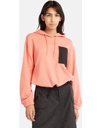 Timberland - Mixed-media Hoodie - Lyst