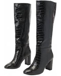 Chinese Laundry - Krafty Croc Knee-High Boot - Lyst