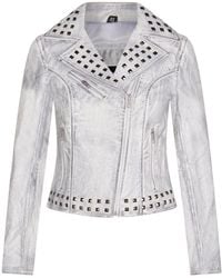 Infinity Leather - Gothic Biker Jacket With Studs-Bilbao - Lyst