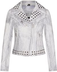Infinity Leather - Gothic Biker Jacket With Studs-Bilbao - Lyst