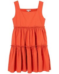 Habitual - Dress Girls 100% Cotton Tiered Ruffle Square Neck Ups199 - Lyst
