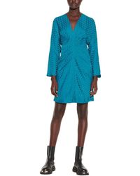 Sandro Angie Woven Dress in Ecru (White 