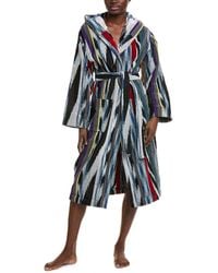 Missoni Clancy Accappatoio Cappuccio Mod Bathrobe in Red | Lyst