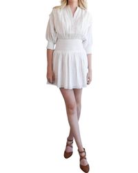 Never A Wallflower - Smocked Waist Dress - Lyst