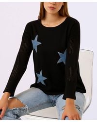 French Kyss - Long Sleeve Star Top - Lyst