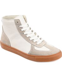 Thomas & Vine - Verge Leather Round Toe Casual And Fashion Sneakers - Lyst