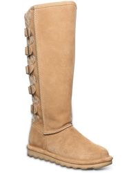 BEARPAW - Boshie Tall Suede Wool Blend Lined Winter & Snow Boots - Lyst