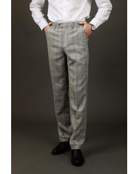 Robert Simon - Andrew Checked Trousers - Lyst