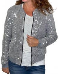 WAY?® - Sequin Bomber Jacket - Lyst