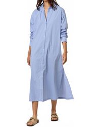 Lalavon - Nautical Charm Button Up Dress - Lyst