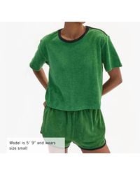 Clare V. - La Plage Short Sleeve Tee - Lyst