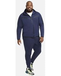 Nike - Sportswear Tech Fleece Cu4495-410 Navy Slim Fit jogger Pants Dtf622 - Lyst