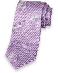 Paul Fredrick - Floral Woven Silk Tie - Lyst